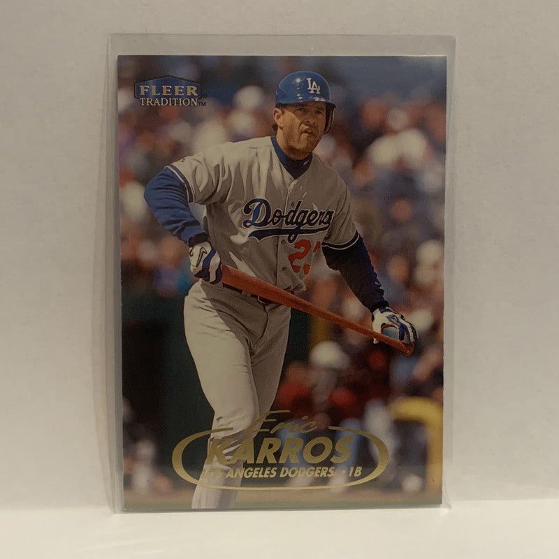 483 Eric Karros Los Angeles Dodgers 1998 Fleer Tradition Baseball Car –  GwynnSportscards