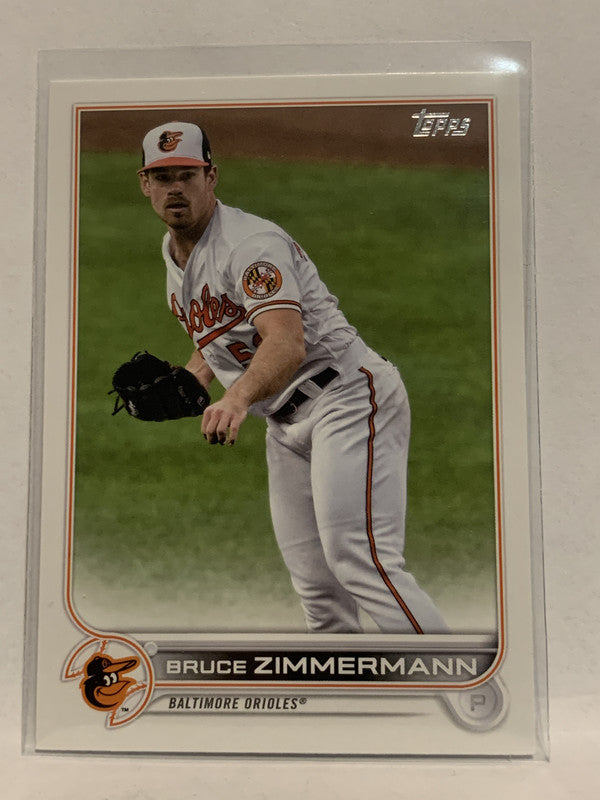 157 Bruce Zimmermann Baltimore Orioles 2022 Topps Series 1