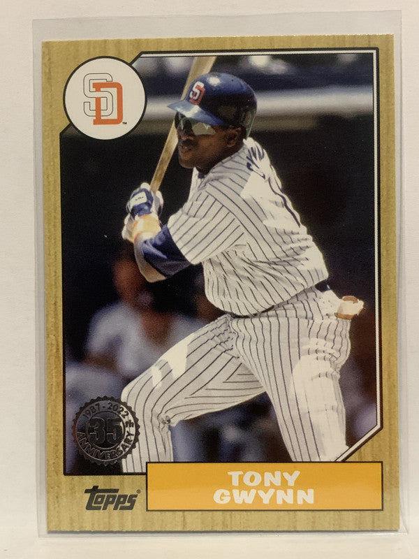 T87-57 Tony Gwynn San Diego Padres 2022 Topps Series One Baseball