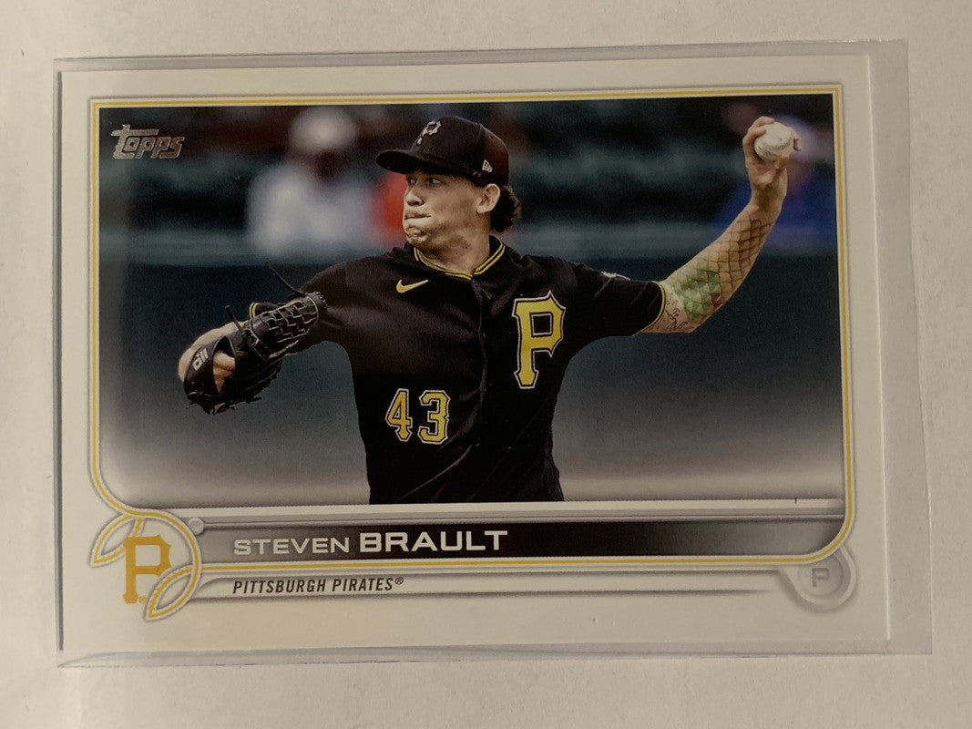 307 Steven Brault Pittsburgh Pirates 2022 Topps Series One Baseball C –  GwynnSportscards