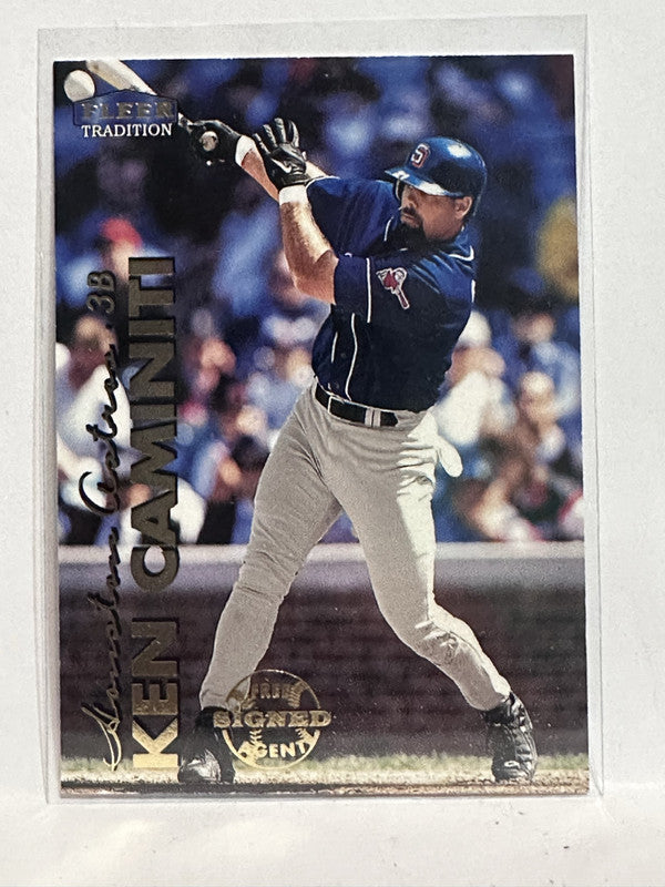26 Ken Caminiti Houston Astros 1999 Fleer Tradition Baseball Card –  GwynnSportscards
