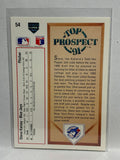 # 54 Steve Karsay Top Prospect Toronto Blue Jays 1991 UD Baseball card