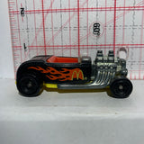 Black Flame Rider Hot Rod 1993 Mcdonalds Hot Wheels Diecast Car