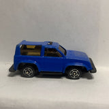 Blue  Ford Bronco Police 8009 Suntoys Emergency Diecast Car