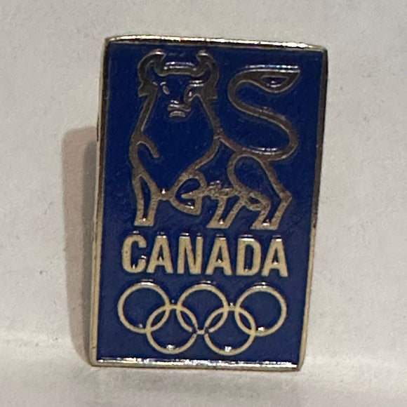 Canada Olympics Bull Logo  Lapel Pin