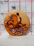 La c'est du Sport Octopus Multi Sport  Button Pinback