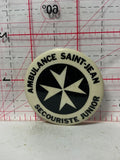 Ambulance Saint-Jean Serouriste junior Logo  Button Pinback