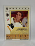 # 58 Jeff Daniels  Pittsburgh Penguins 92-93 O-Pee-Chee Premier Hockey Cards