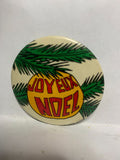 Joyeux Noel ornament Tree  Button Pinback