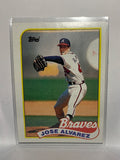 # 253 Jose Alvarez  Atlanta Braves 1989 Topps Baseball Cards