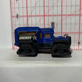 Blue MBX County Sheriff Frost Fighter MB847 Matchbox Diecast Car
