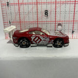 Red Super tsunami Tech Turners Hot Wheels Diecast Car