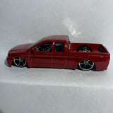 Red Nissan Titan Truck Hot Wheels Diecast Car