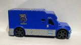 Blue Manhattan Safe Armored Car Marvel ©2006 Maisto Diecast Car