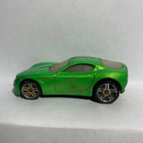Green Alfa Romeo 8C Competizone Hot Wheels Diecast Car