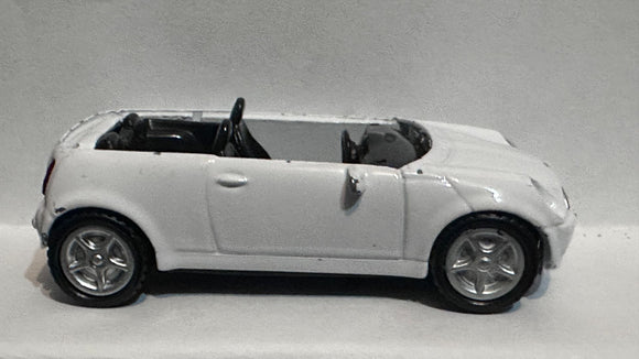 White Mini Cooper Top Mark Diecast Car