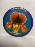 Montreal Fleralies 1980 Orchid  Button Pinback