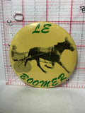 Le Boomer Horse Racing  Button Pinback