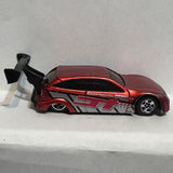 Red Ford Focus 2001 Hot Wheels Diecast Car