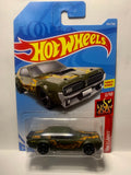 Green '68 Mercury Cougar HW Flames FYC37 D7C4 2017 Long Card Hot Wheels Diecast Car