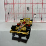 Gold F1 Racer Track Stars Hot Wheels Diecast Car