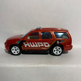 Red HWPD Police Escort '07 Chevy Tahoe Hot Wheels Diecast Car
