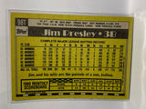 # 98T Jim Presley  Atlanta Braves 1990 Topps Baseball Cards