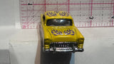 Yellow Flames '55 Chevy 2006 Hot Wheels Diecast Car