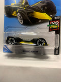 Black Roborace Robocar HW Race Day FYB65 D7C3 G1 2017 Long Card Hot Wheels Diecast Car