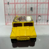 Yellow Leopard Tribal Safari Print General Corps Scrapheads Humvee Hot Wheels Diecast Car