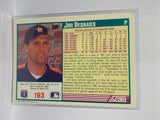 # 193 Jim Deshaines  Houston Astros 1991 Score Baseball Cards