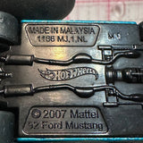 Blue '92 Ford Mustang 2007 Hot Wheels Diecast Car