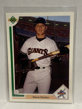 # 25 Steve Decker RC San Francisco Giants 1991 UD Baseball card
