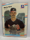 # 535 Marty Clary  Atlanta Braves 1988 Fleer Baseball Cards