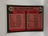 # 261 Team Leaders  St Louis Cardinals 1990 Topps Baseball Cards