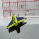 Yellow Delta-Wing Jet Fighter Plane Unbranded Diecast Car