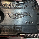 Red Lethal Diesel GRX45 2020 Hot Wheels Diecast Car