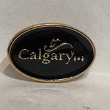 Calgary City Logo Cowboy Hat Alberta  Lapel Pin