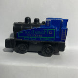 Blue Pull Back Train Engine #1015 Unbranded Diecast Car