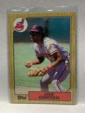 # 220 Joe Carter  Cleveland Indians 1987 Topps Baseball Cards