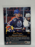# 172 Dave Manson  Edmonton Oilers 92-93 Pro Set Platinum Hockey Cards