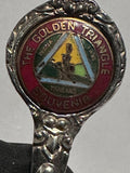 The Golden Triangle Souvenir Thailand Burma Laos  Asia Souvenir Spoon