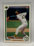 # 172 Dennis Eckersley  Oakland Athletics 1991 UD Baseball Cards
