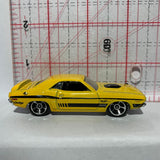 Yellow '71 Dodge Challenger Hot Wheels Diecast Car