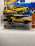 Yellow '69 Dodge Coronet Superbee Muscle Mania JBB27 N521 2024 Short Card Hot Wheels Diecast Car