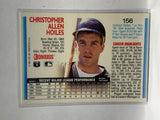 # 156 Chris Hoiles  Baltimore Orioles 1992 Donruss Baseball Cards