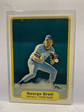 # 405 George Brett  Kansas City Royals 1982 Fleer Baseball Cards