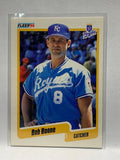 # 102 Bob Boone  Kansas City Royals 1990 Fleer Baseball card