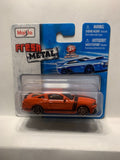 Orange Ford Mustang Boss 302 Fresh Metal 2017 Short Card Maisto Diecast Car