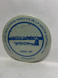 l'association des chiens Nordiks de la Haute-gatine au 1980 81 Meniwaki  Button Pinback